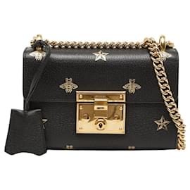 Borsa a tracolla con catena Gucci Padlock Star Bee