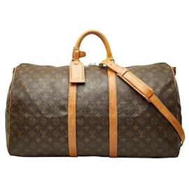 Louis Vuitton Monogram Keepall Bandoulière 55 Borsa Boston
