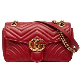 Borsa a tracolla con catena Gucci GG Marmont