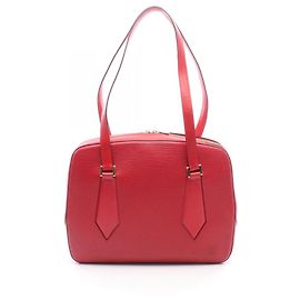 Bolso de hombro Louis Vuitton Voltaire Epi Castilian Red