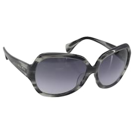 Miu Miu Sonnenbrille aus Kunststoff Schwarz Silber Auth BA14751