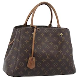 Borsa Tote LOUIS VUITTON Monogram Montaigne MM M41056 LV Auth bs36419 - Louis Vuitton