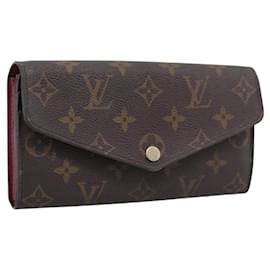 LOUIS VUITTON Monogram Portefeuille Sarah Long Wallet Pink M60531 Auth BA14731