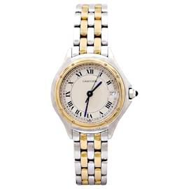Orologio Cartier "Panthère Cougar", oro giallo e acciaio.