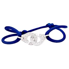 Bracciale Dinh Van "Menottes R10", oro bianco, diamanti.