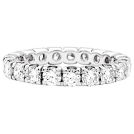 Autre Marque Fede eternity completa in oro bianco e diamanti