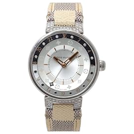 Louis Vuitton Tambour Moon Dual Time MM GMT Ladies' Watch