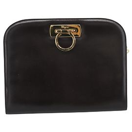 Salvatore Ferragamo Vintage Gancini Chain Leder Medium