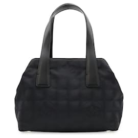 Chanel New Travel Line Black Handbag/Tote Bag