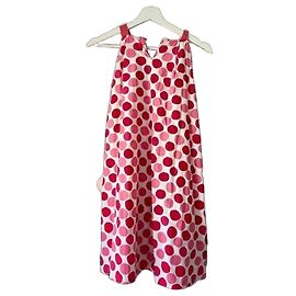 Vestido Christian Dior para niña con lunares rosas