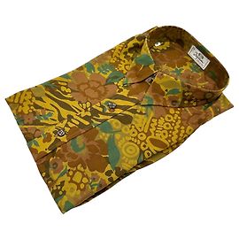 Autre Marque Camicia Vintage Ingram anni '90 da uomo Fantasia Floreale Astratta Taglia M
