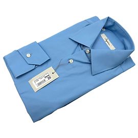 Autre Marque Camicia a maniche lunghe vintage anni '90 Ingram da uomo, blu cornflower, Taglia 39/15.5