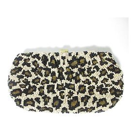 Autre Marque SANTI Leopard Beads Party Bag