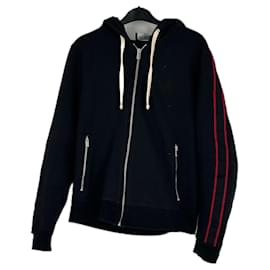 The Kooples Kapuzenpullover Schwarz Baumwolle
