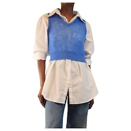 Blauer Strickweste - Größe XS - Frame Denim
