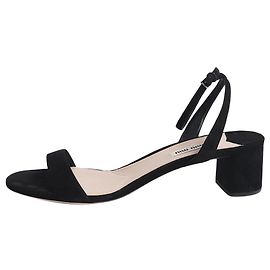 Miu Miu Sandali con tacco in scamosciato nero - taglia EU 41