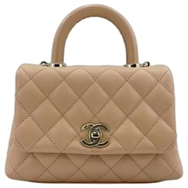 Borsa a Spalla CHANEL Mini Matelassé Rosa
