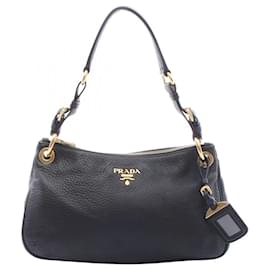 Bolsa de Ombro Prada Vitello Daino