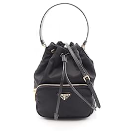 Borsa a secchiello Duetto in Re-Nylon Prada