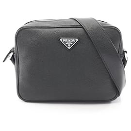 Borsa a tracolla con logo Triangle Prada