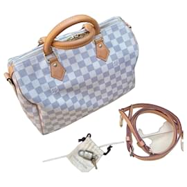 Louis Vuitton Speedy 30 Bandoulière Damier Azur