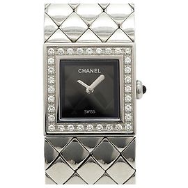 Chanel Matelassé Diamond H0489 Damenuhr