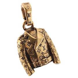 LOUIS VUITTON Charm LV Jacket Charm metal Gold Tone M03076 LV Auth 195618M - Louis Vuitton