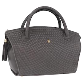 Borsa BALLY in pelle grigia con dettagli in tono oro Auth gh2329 - Bally