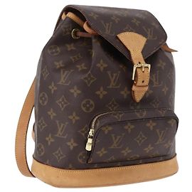 LOUIS VUITTON Zaino Monogram Montsouris MM M51136 LV Auth ka5549A