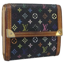 LOUIS VUITTON Portafoglio per Banconote e Carte di Credito Multicolor M92984 Auth bs36569