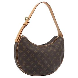 LOUIS VUITTON Monogram Croissant MM Shoulder Bag M51512 LV Auth 194753SAV