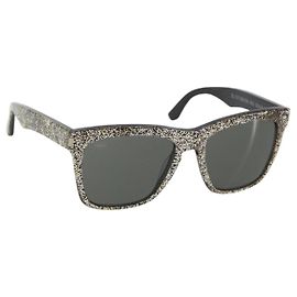 Occhiali da sole SAINT LAURENT in plastica Nero Auth bs36603