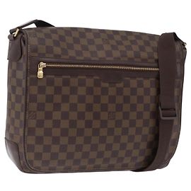 LOUIS VUITTON Damier Ebene Spencer Shoulder Bag N58021 LV Auth ka5530