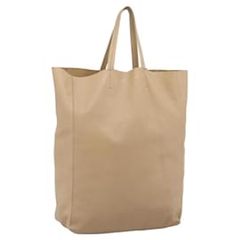 Céline Borsa Tote Verticale CELINE in pelle Beige Gold Auth bs36671