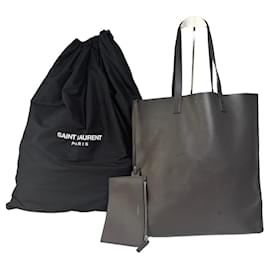 Autre Marque Borsa Tote Vintage Saint Leather Nera Argento