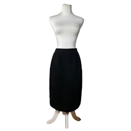 Chloé Falda plisada vintage Chloe negra L