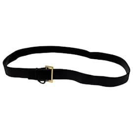 Vintage Gucci Ledergürtel Schwarz Goldene Schnalle
