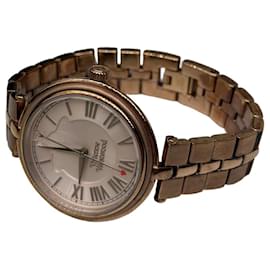 Vintage Givenchy Armbanduhr aus Edelstahl Roségold