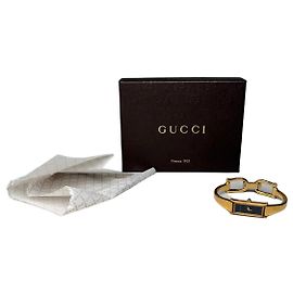 Vintage Gucci Armbanduhr Goldfarben Edelstahl