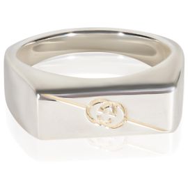Anello Trademark in argento sterling Gucci