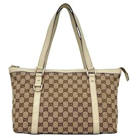 Gucci Abbey Tote Bag Beige
