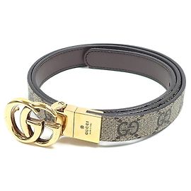 Cintura reversibile Gucci GG Emblem