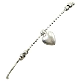Autre Marque Bracciale con charm in oro bianco 14K
