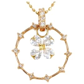 18K Gold Necklace with Cubic Zirconia - Autre Marque