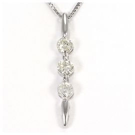 Autre Marque Collana in diamanti in oro bianco 14K e 18K