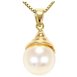 Autre Marque Collana in oro giallo 18K con perla artificiale