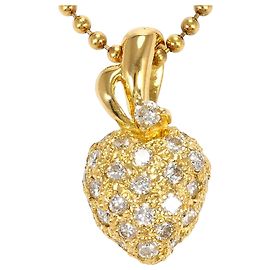Autre Marque Collana in oro giallo 18K con diamante