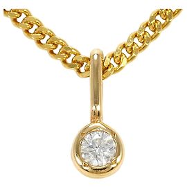 Autre Marque Collana in oro giallo 18K con diamante