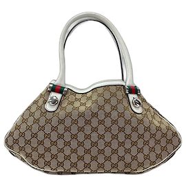 Borsa a Spalla Gucci Sherry Line - Beige