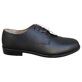 Scarpe Derby Iturri in Pelle Nera da Uomo - Autre Marque